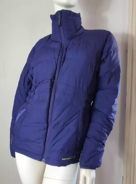 Blue MERRELL Down Filled Packable Puffer Jacket  Sz M