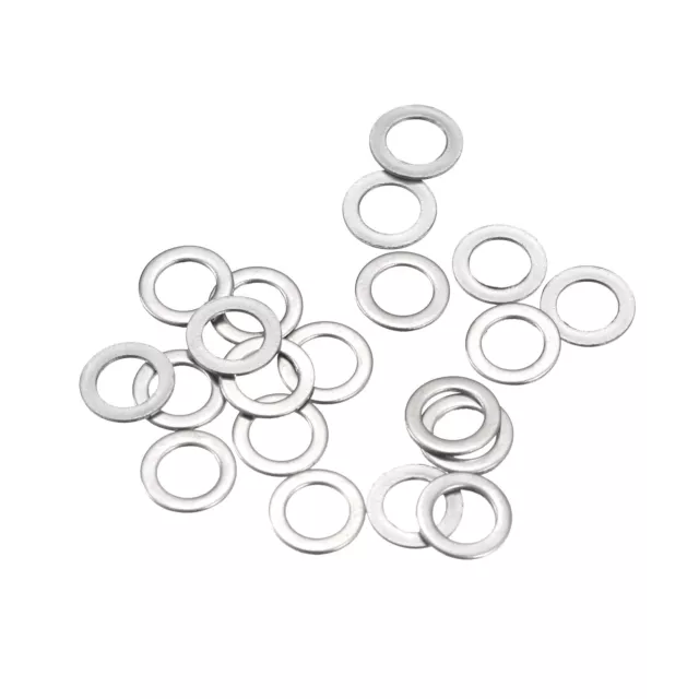 M3 304 Lavatrici piatte in acciaio inox, 20 pz distanziatori piatti ultrasottili 3x5x0,5 mm