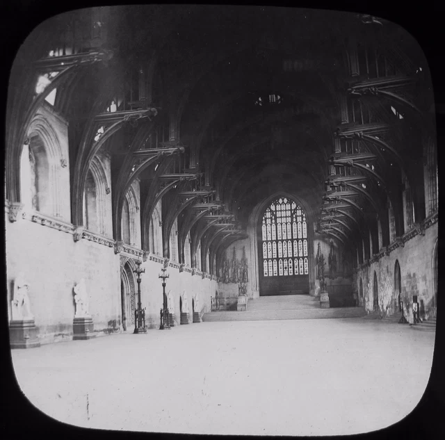 Glass Magic Lantern Slide INTERIOR OF WESTMINSTER PHOTO C1890 PHOTO .. LONDON