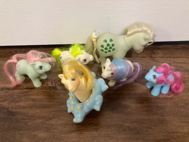 My Little Pony Lot of 6, Vintage G1, G2