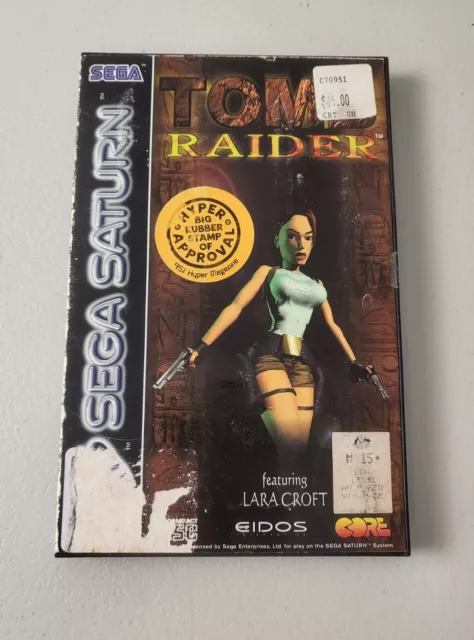 Tomb Raider - Sega Saturn (SS) Game *W/ Manual - PAL*