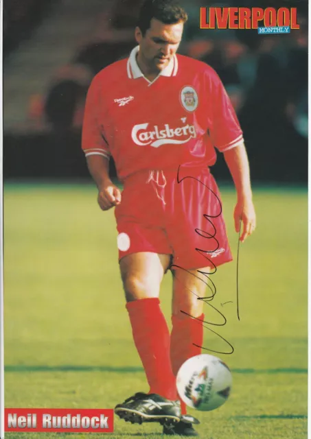 Neil "Razor" Ruddock Liverpool 1993-1998 Original Hand Signed Magazine Cutting