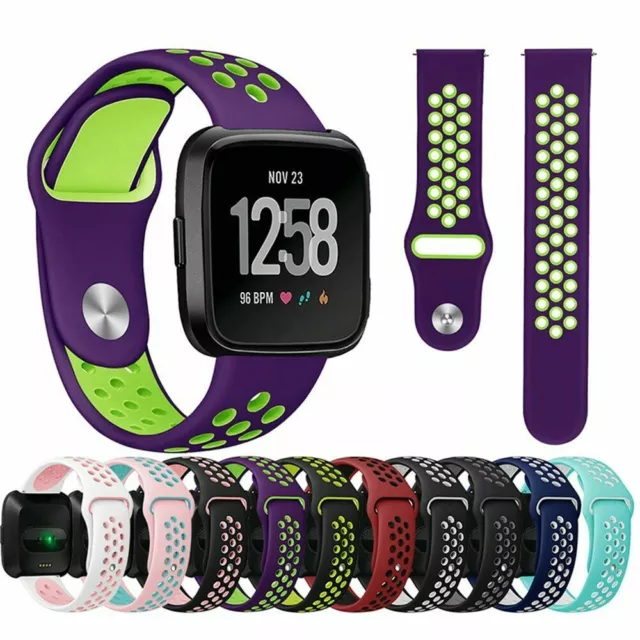 For Fitbit Versa 2/Versa Replacement Silicone Sport Wrist Strap Watch Band