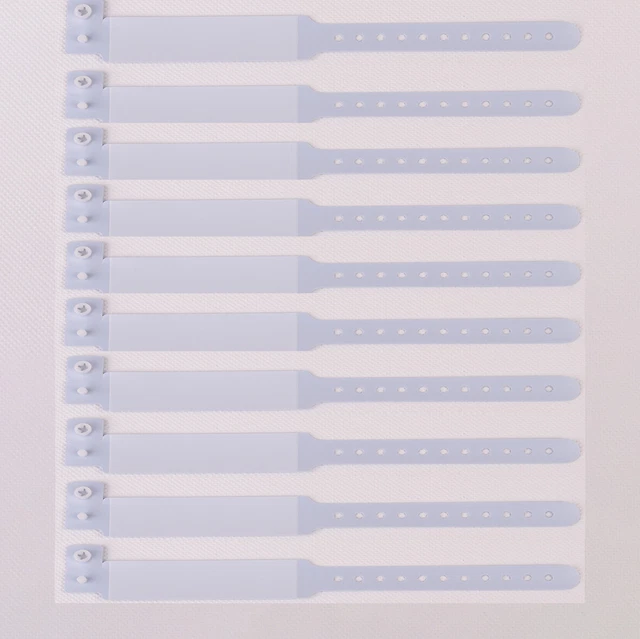 10PCS Infant Hospital ID Wristbands Bracelets for Reborn Baby Dolls DIY Supply