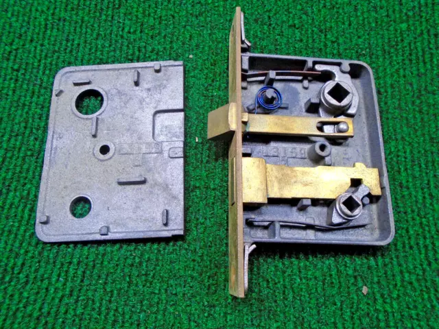 Nos Rare Corbin # 13159 Bathroom Mortise Lock 5 1/4" Faceplate, 2" Bs (41167)