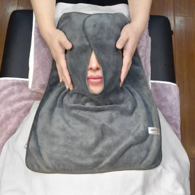 Microfiber Soft Beauty Spa Facial Towel U Shape Esthetician Face Facial Towel>