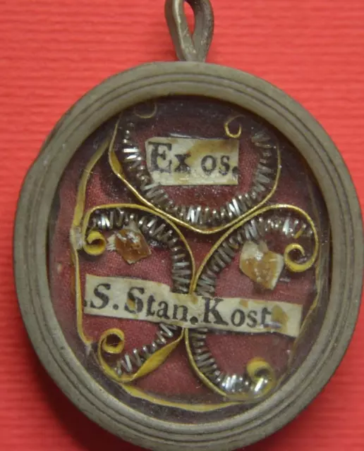 relic  RELIQUARIO RELIQUIA  shrine RELIQUE RELIQUARIO   S. STANISLAO KOSTKA