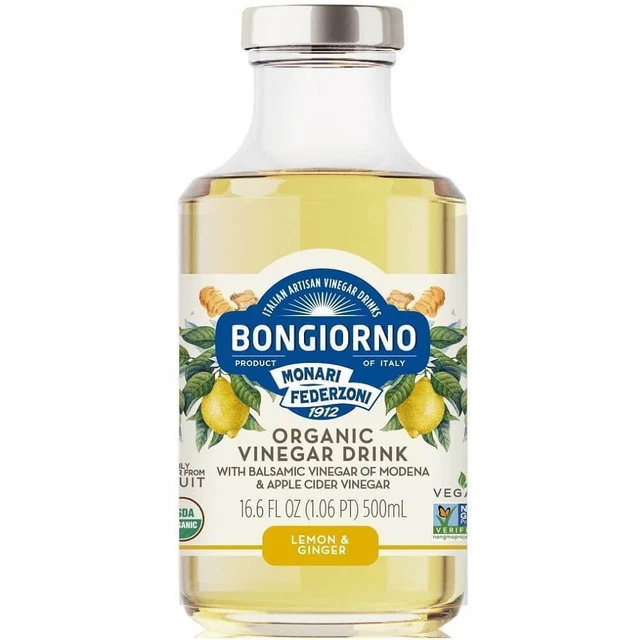 BOISSON saveur citron-gingembre AU VINAIGRE BAUME DE MODENE BIO 500 ml -