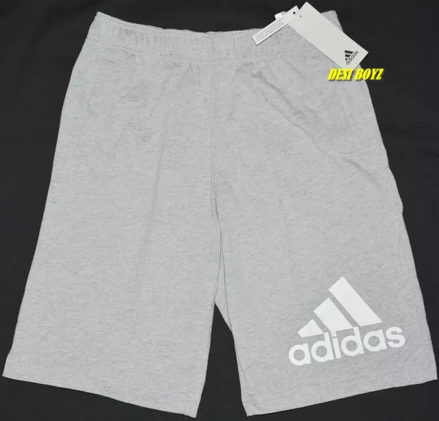 BNWT - Adidas Essentials Big Logo Cotton Shorts Kids Unisex Size 13-14Y RRP.:$50