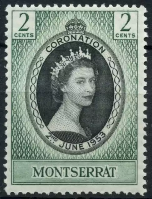 Montserrat 1953 SG#136 QEII Coronation MH #D87115