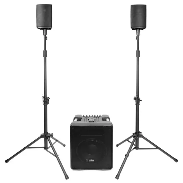 Vyrve Audio MIZAR PA-System mit Mixer und Stativen