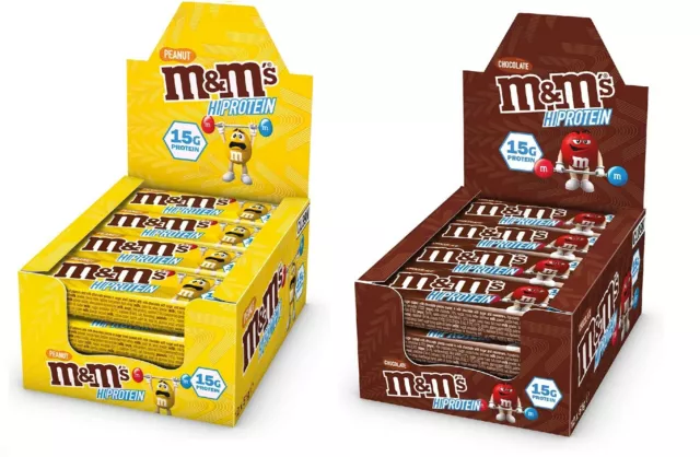 M&M Protein Bar 45,41€/kg 12x51g Eiweiß Riegel  Mars Protein Schokolade