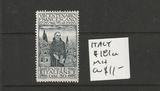 Italy #181a MH  CV $11