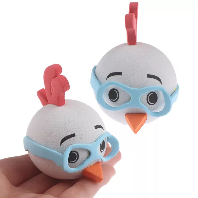 1Pc Glasses Chicken Car Antenna Pen Topper Aerial EVA Ball Decor Toy Gift~JPP F1