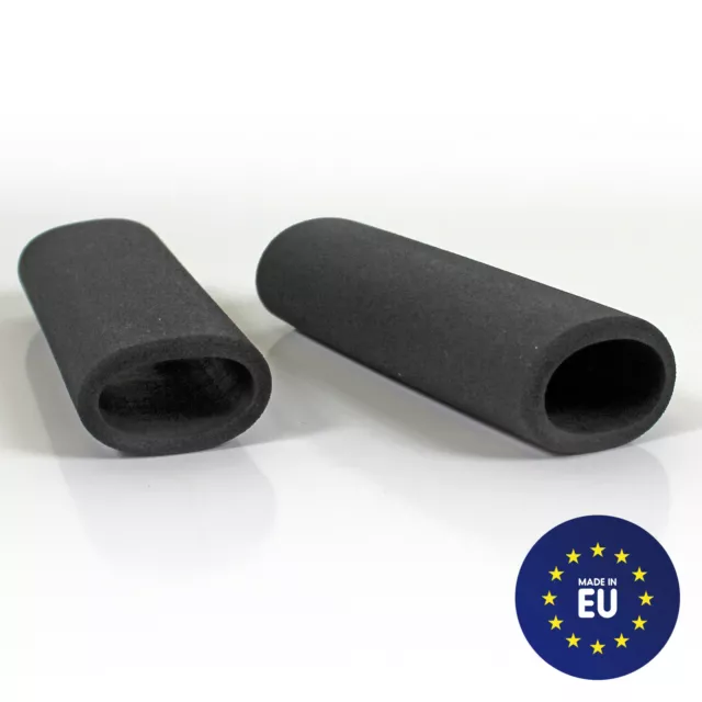 2x Motorcycle Handlebar Cover, Comfort, Anti-Vibration, Touring, Puppy, Foam