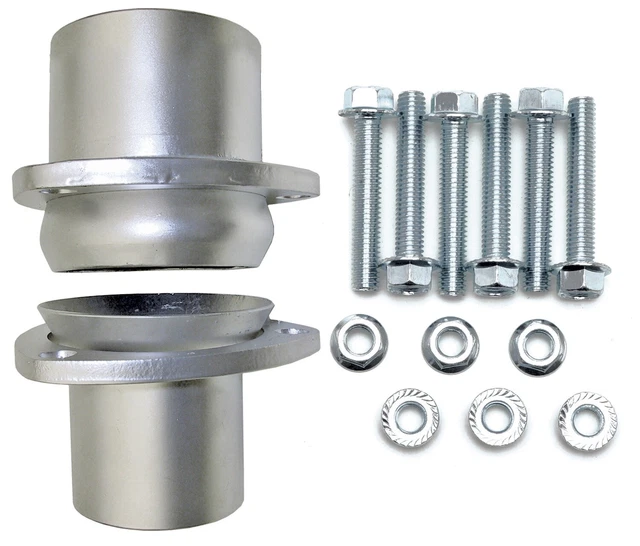 3in Ball & Socket Flange Kit Aluminized
