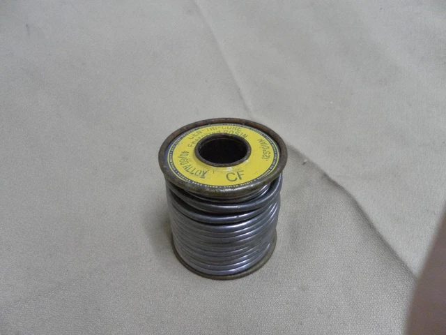 2 1LB VINTAGE Spools Bow .100 Acid and Standard NYS .125 NOS Rosin