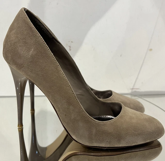 DUNE LADIES PALE Grey High Heel Shoes Size 5 38 £14.99 PicClick UK
