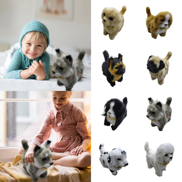 Electric Simulated Dog Sounding Toy Puppy Plush Kids Toy Sounding Gift For Kids