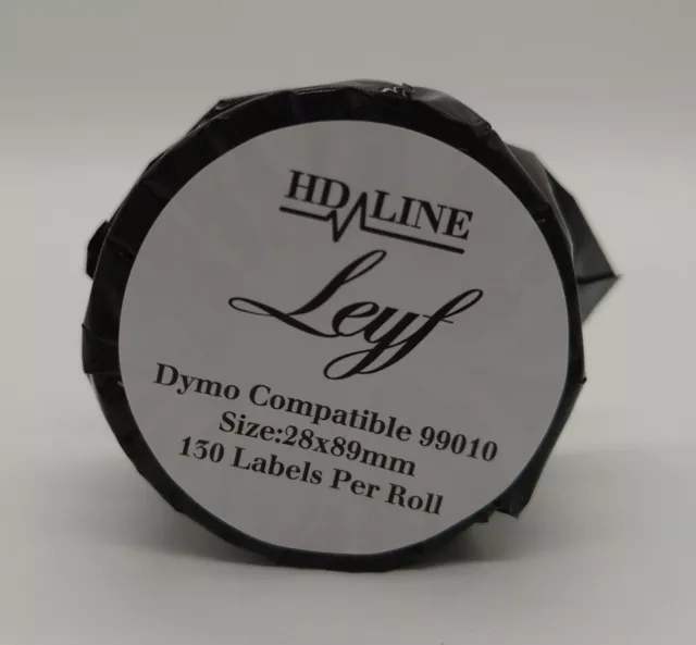 Etiketten kompatibel mit Dymo 99010 28 x 89 mm 130 Etiketten pro Rolle✅