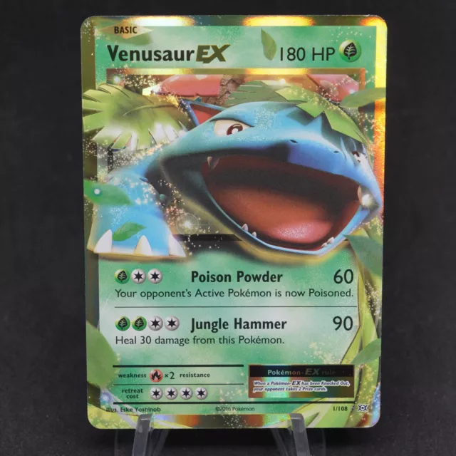 Venusaur EX 1/108 XY Evolutions 2016 Ultra Rare Holo - Pokemon TCG Card