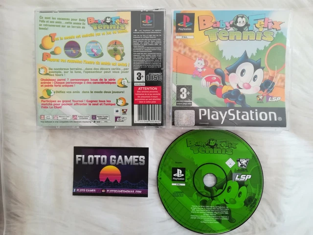 Jeu Baby Felix Tennis pour Playstation PS1 PAL en Boite - Floto Games