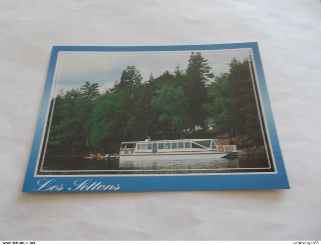 2 Cpsm 58 Morvan Bateau Mouche Sur Le Lac Des Settons  Nievre Bateau Pedalos