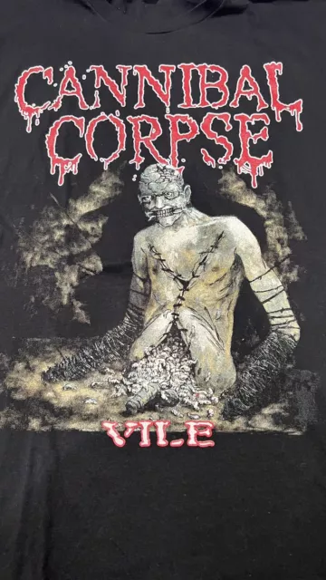 Cannibal Corpse  - Vile    T-Shirt.   New  Size -  M - L Death Metal