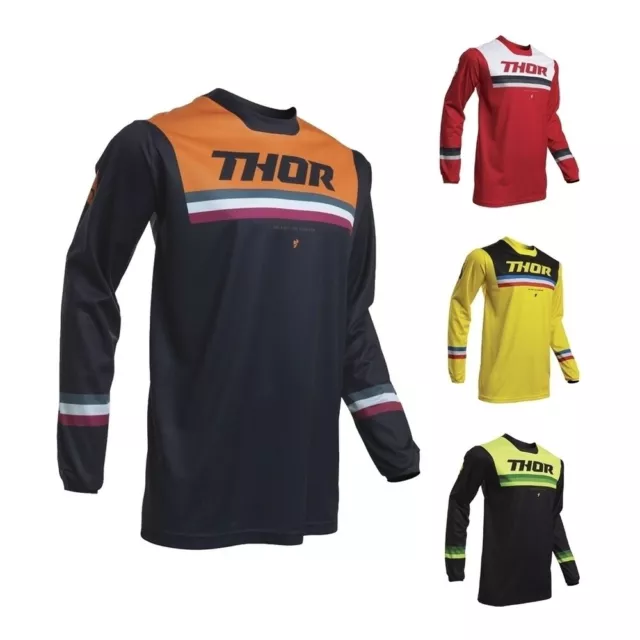 Motocross Shirt Thor PULSE PINNER Jersey Enduro Offroad Offroad-Jersey Trikot