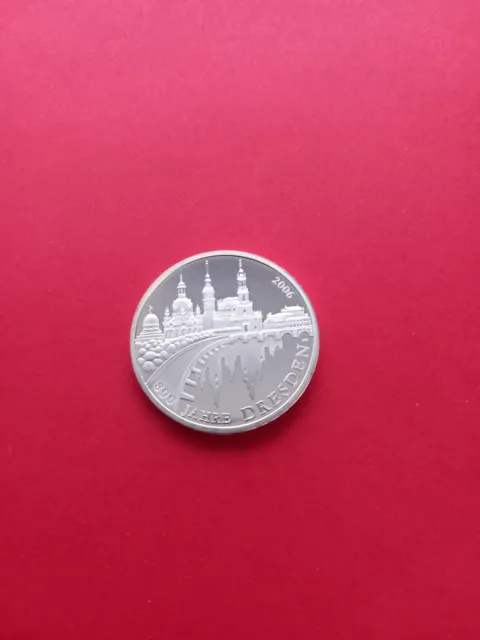 BRD 10 EURO " Gedenkmünze " 800 Jahre Dresden " 2006  in PP!