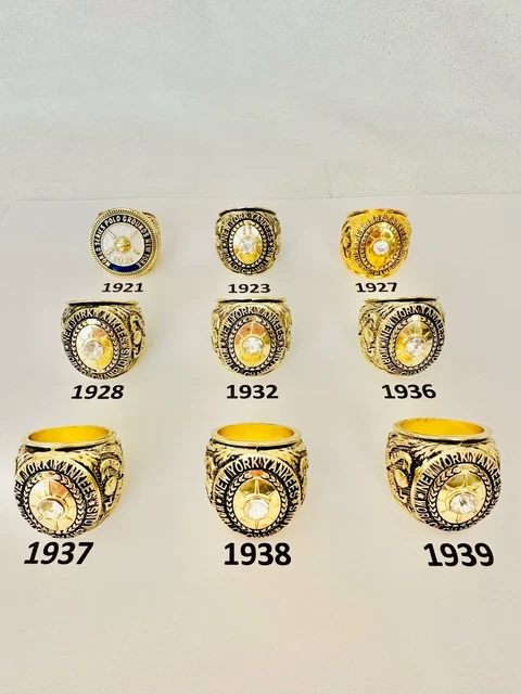 NEW YORK Yankees World Series Champions Ring, US SHIP 1921-1939, PICK YOUR RING NEW YORK Yankees World Series Champions Ring, US SHIP 1921-1939, PICK YOUR RING