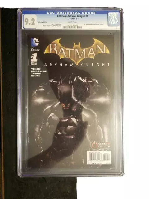 Batman Arkham knight 1 Gamestop variant Cgc 9.2