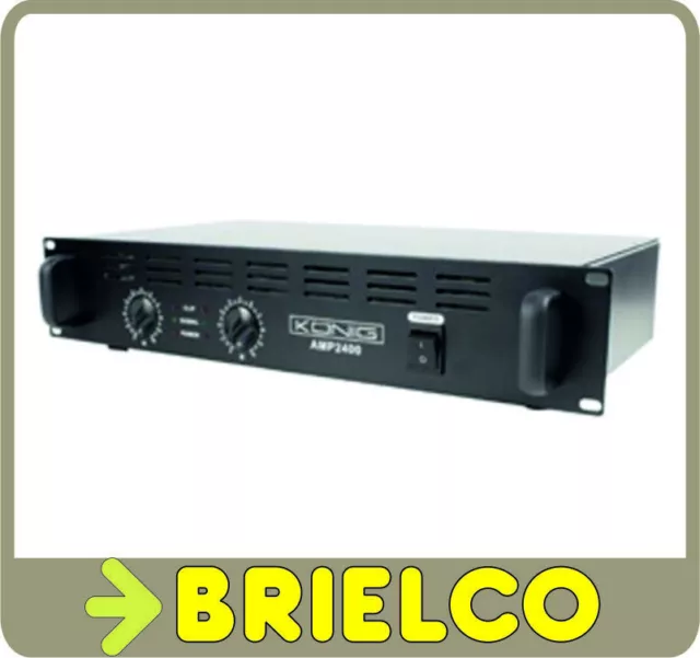 Amplificador De Potencia Mosfet Audio Hi-Fi 2X120W Rack 19 Jack Y Xlr Bd6424