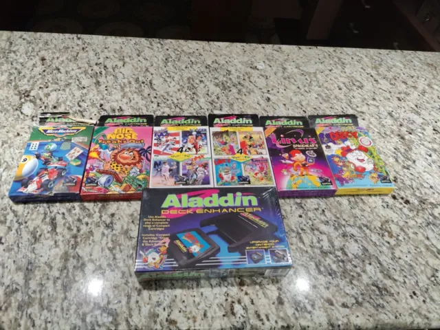Aladdin Deck Enhancer with 7 Games for Nintendo NES