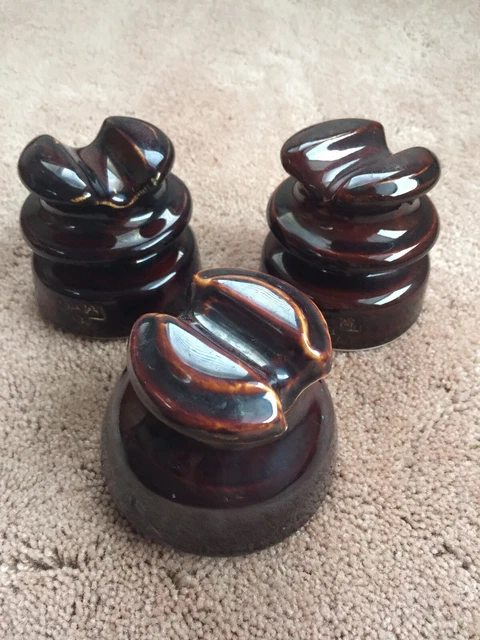 Vintage Locke Hi Top 66 USA Porcelain Insulators