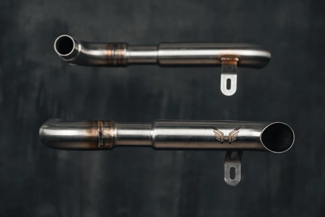 triumph bobber drag pipes