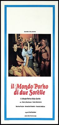 IL MONDO PORNO Di Due Sorelle Locandina Buchanan Montenero 1979 ...