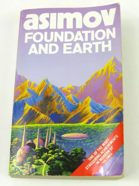 Isaac Asimov Foundation and Earth Sci-Fi Novel Paperback Book Grafton