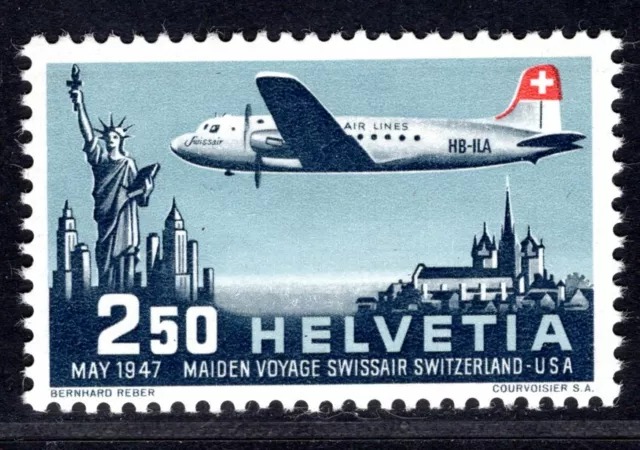 Schweiz 1947 479 ** Postfrisch Tadellos Pro Aero (I2859