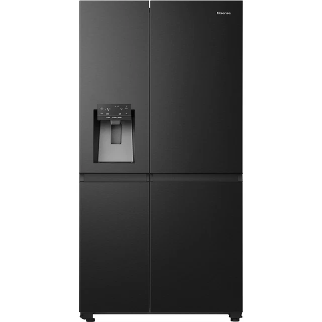 HISENSE 632 LITRE SidebySide American Fridge Freezer Premium Blac