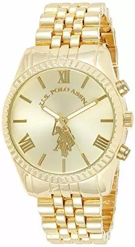 U.S. Polo Assn. Women's USC40058 Gold-Tone Watch