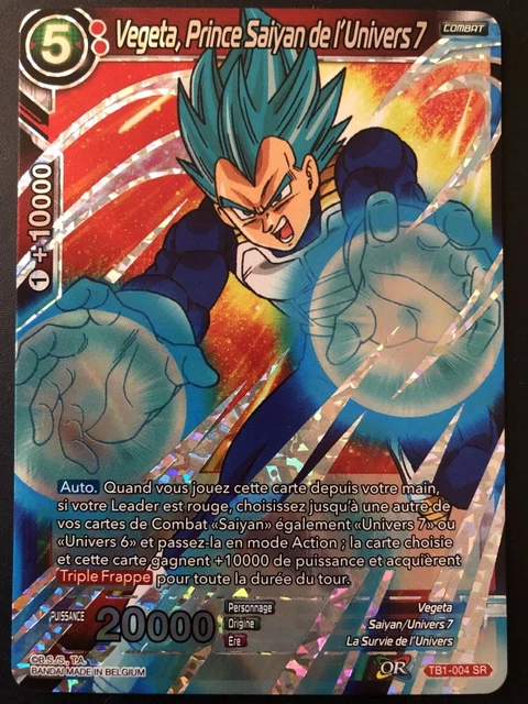 CARTE DBS CARD GAME FR JIREN LA JUSTICE ABSOLUE REF TB1-081 SR *BIEN LIRE