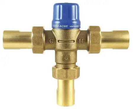Cash Acme Hg110d Thermostatic Mixing Valve,3/4In.,230 Psi