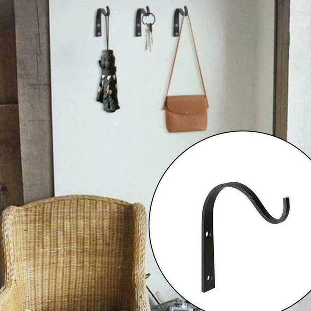 10X Wrought Iron Hooks Hangers Hanging Wall Bracket For Lantern best Ix New L6L9