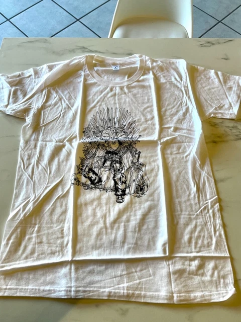 T-shirt game of thrones Trono di spade taglia L bianca - Nuova