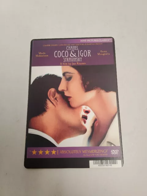 Chanel Coco & Igor Stravinsky BLOCKBUSTER DISPLAY DVD BACKER CARD ONLY 5.5"X8"