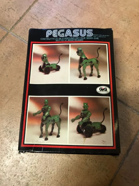 Micronauts Micronauti PEGASUS GIG Green Baron Horse dead stock MIB new. 3