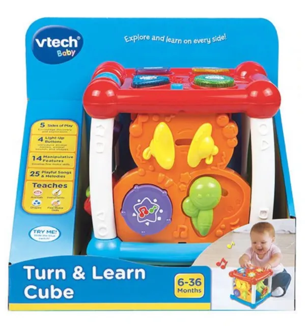VTech Turn & Learn Cube (New 80-150503)