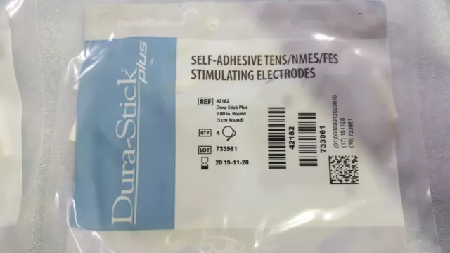 Electrodos estimulantes autoadhesivos Dura-Stick Plus 42182 2" paquete de 4