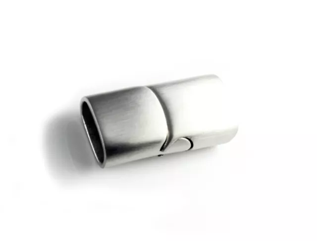 Edelstahl Magnetverschluss matt Ø 10 x 5 mm armband herstellen ID5